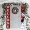 2 Pcs Christmas Snowman Welcome Banner Decoration - 71"L x 12"W